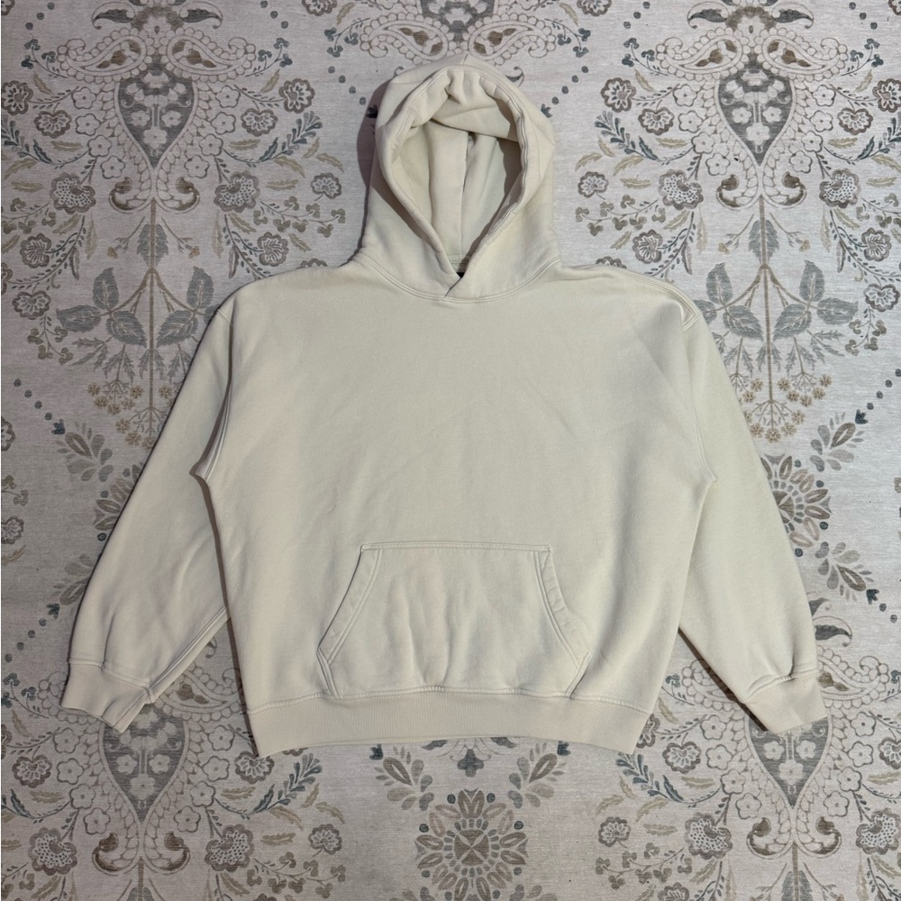 Abercrombie & Fitch Soft A&F Essentials Hoodie Cream